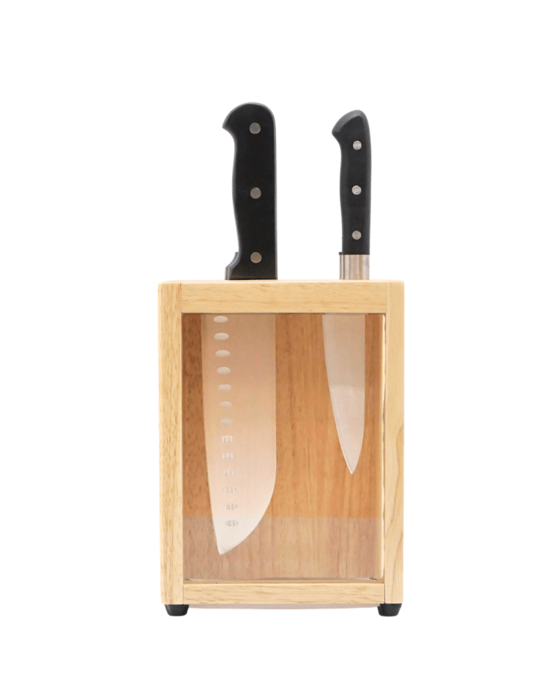 กล่องเสียบมีดหน้าอะคริลิคใส THEWOOD 'S TALE